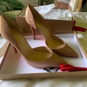 Christian Louboutin Paris Nude Pumps